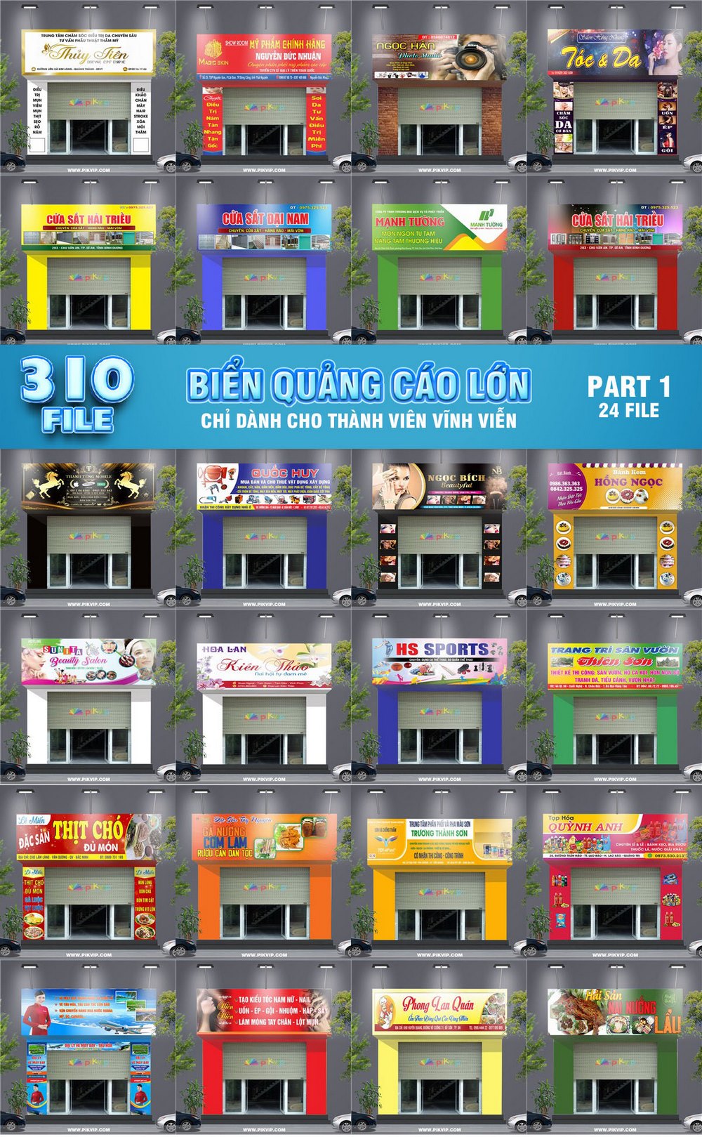 Tổng Hợp 310 Mẫu Biển Hiệu Quảng Cáo Lớn phần 1