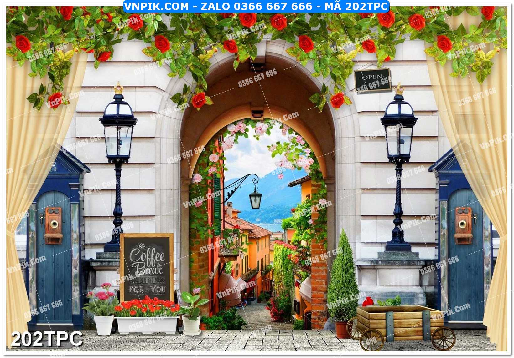 Tranh phào chỉ – khung tranh đẹp mã file 202TPC