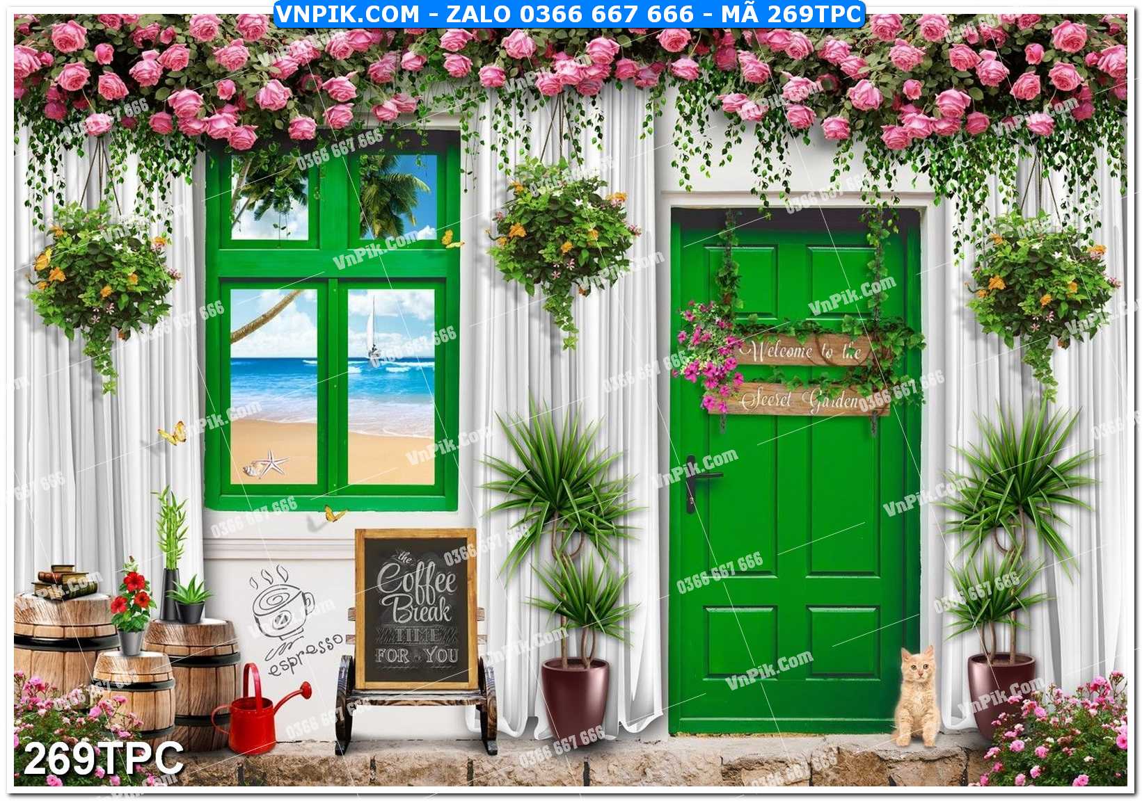 Tranh phào chỉ – khung tranh đẹp mã file 269TPC