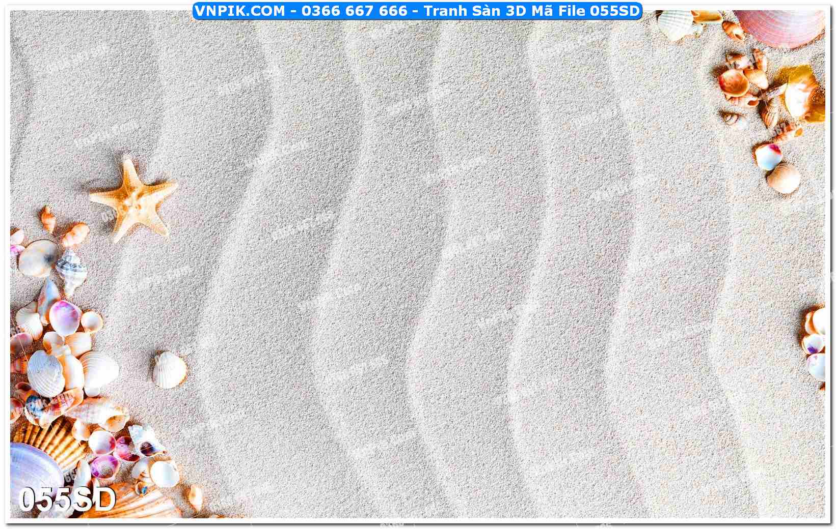 Tranh Sàn 3D Mã File 055SD