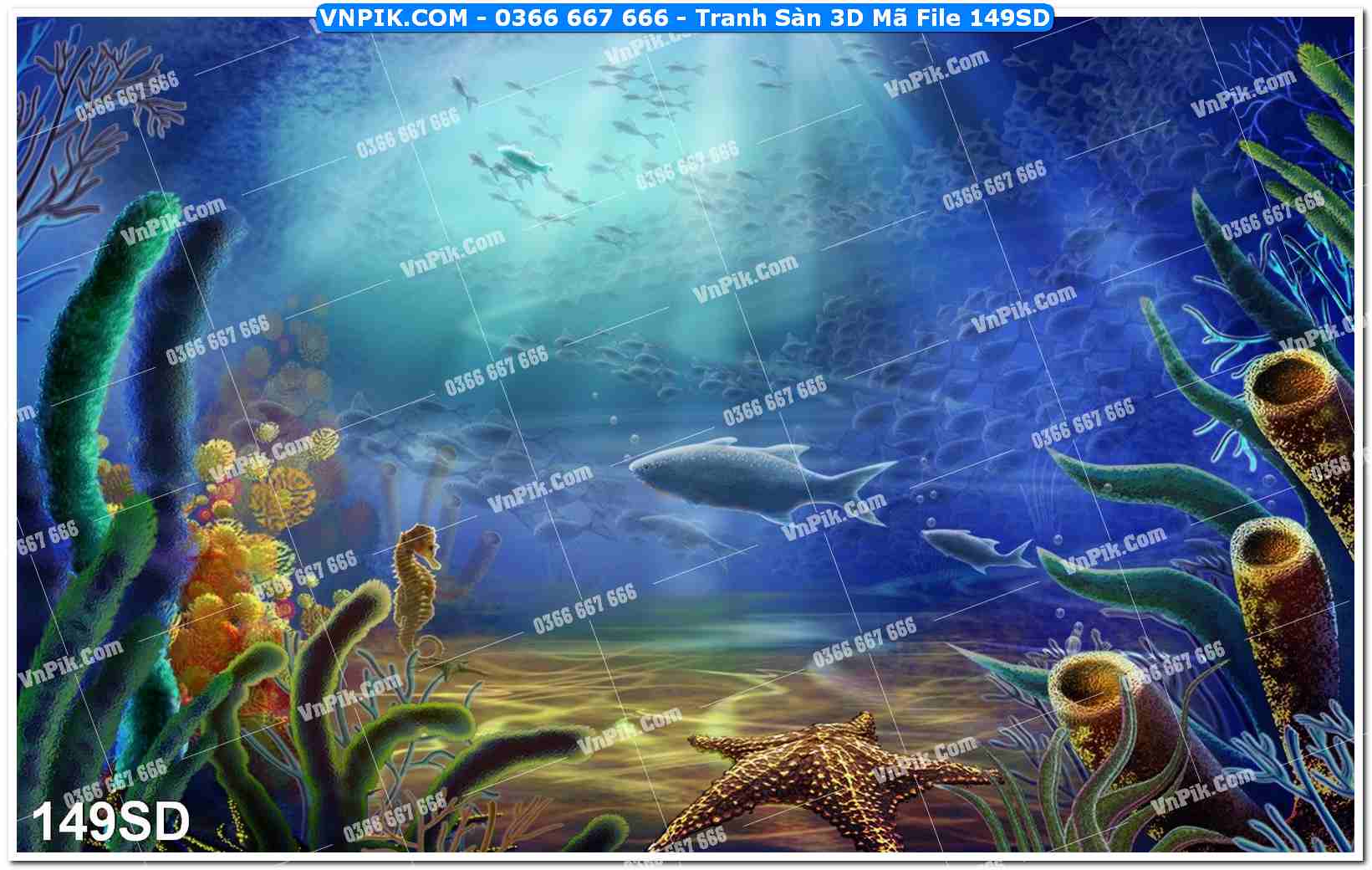 Tranh Sàn 3D Mã File 149SD
